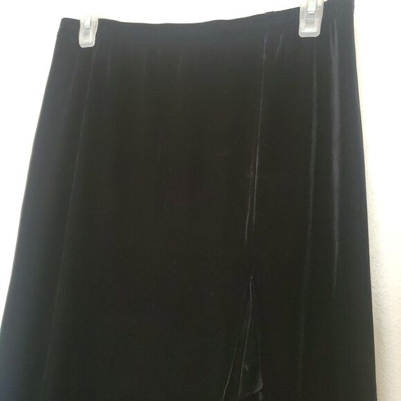 Patra Velvet Maxi Skirt 10 Whimsigoth Dark Fairy Vamp Grunge Witchy USA Vtg 80s - Picture 7 of 13